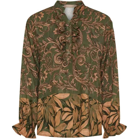 Marta du Château bluse MdcJoceline 5891 – Military5684tpk — produktfoto