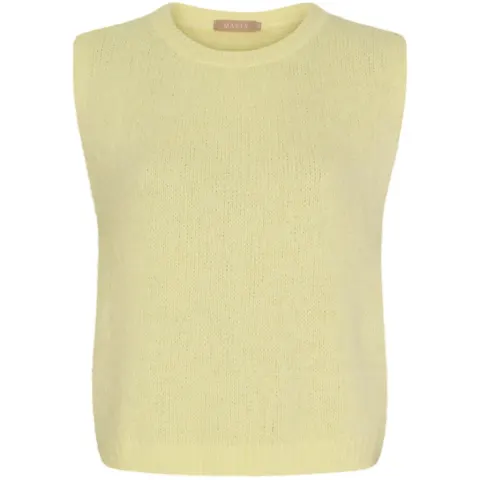 Marta du Château vest MdcIlse 5313 – Light Yellow — produktfoto
