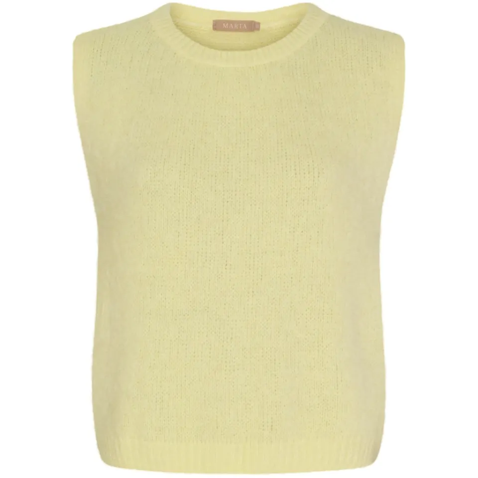 Marta du Château vest MdcIlse 5313 – Light Yellow — produktfoto