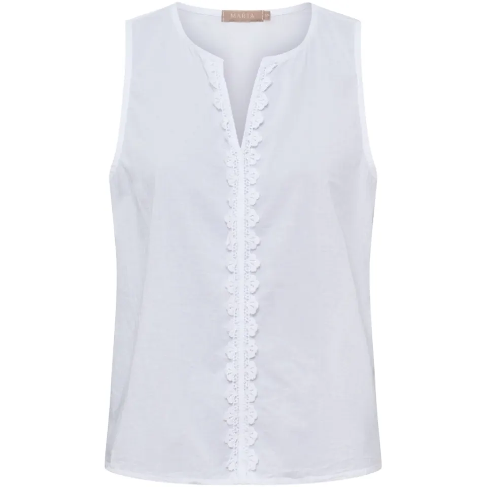 Marta du Château top MdcVienna 68503M – hvid — produktfoto