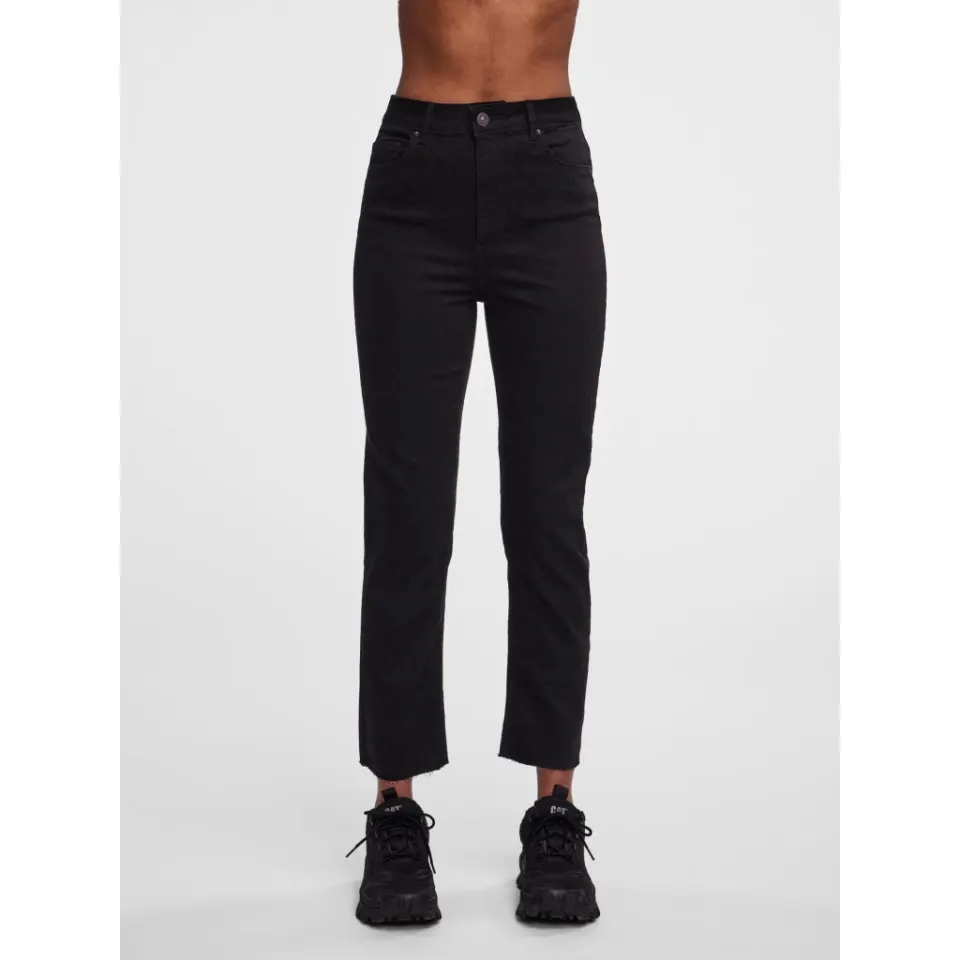 Pieces jeans Pcdelly – sort — produktfoto