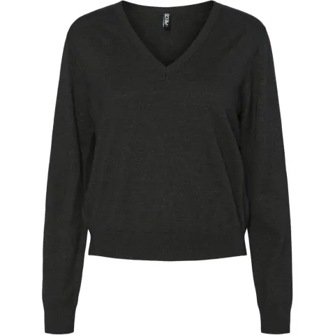 Pieces bluse Pcnatalie – Dark grey melange — produktfoto