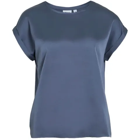 VILA top Viellette – Vintage Indigo — produktfoto