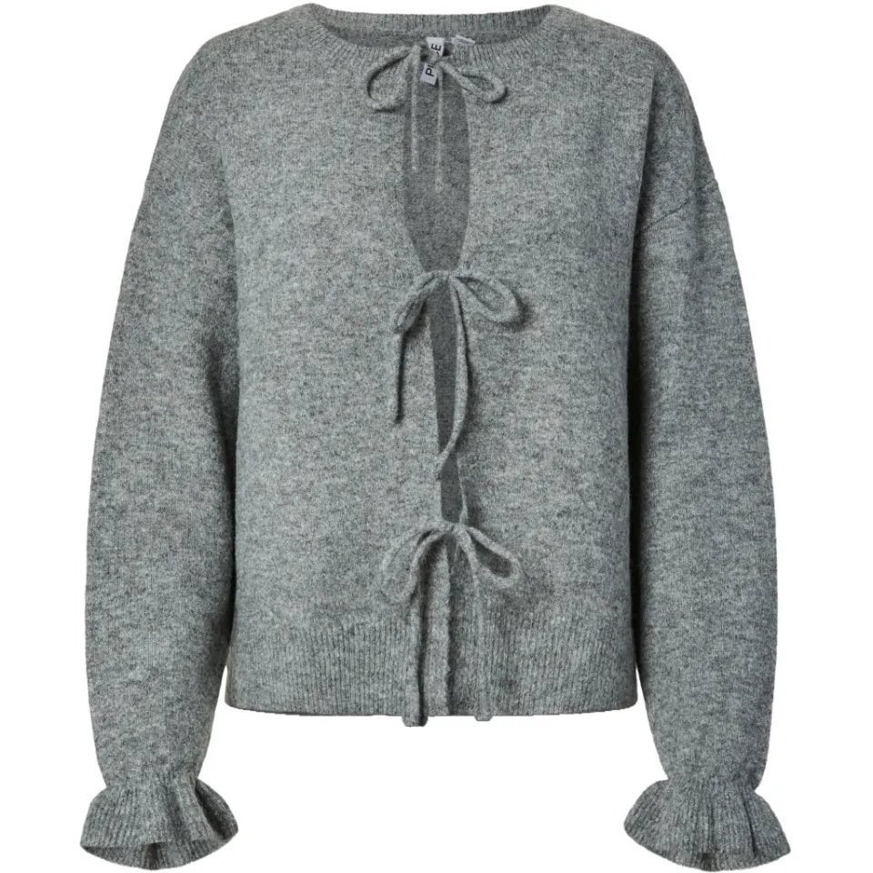 Pieces cardigan Pcsally – Medium grey melange — produktfoto