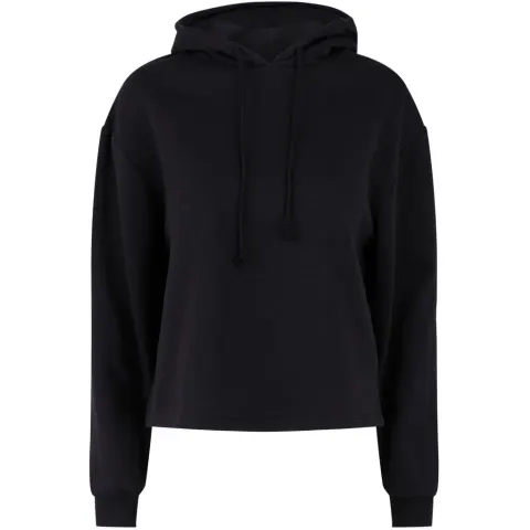 Pieces sweatshirt Pcchilli med hætte – sort — produktfoto