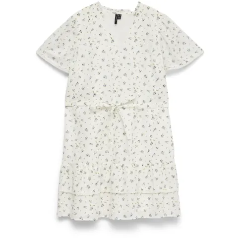 Vero Moda kjole Vmtrine – Snow White Maguerite Blue Jasper — produktfoto