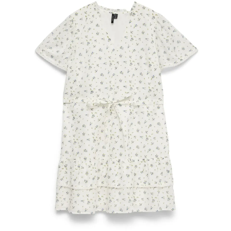 Vero Moda kjole Vmtrine – Snow White Maguerite Blue Jasper — produktfoto