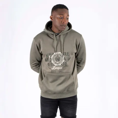 Marcus MAcolin 15 hoodie print sweat – Beetle — produktfoto