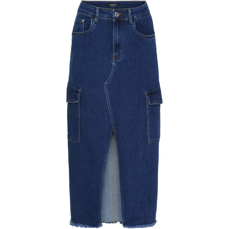 Marta du Château nederdel MdcElena MDC114-JW726 – Denim — produktfoto