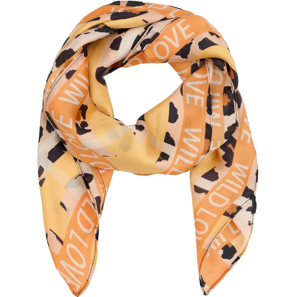 Marta du Château tørklæde MdcJuline FA1-Scarf – Orange/Yellow — produktfoto
