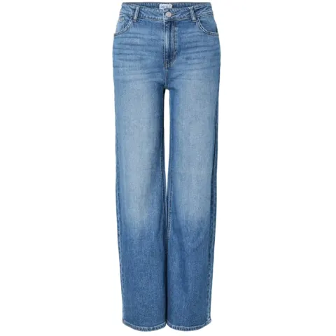 Pieces jeans Pcsilke – Medium blue denim — produktfoto
