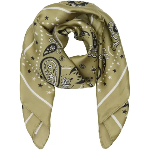 Marta du Château tørklæde MdcJuline FA-Scarf – Green31237 — produktfoto
