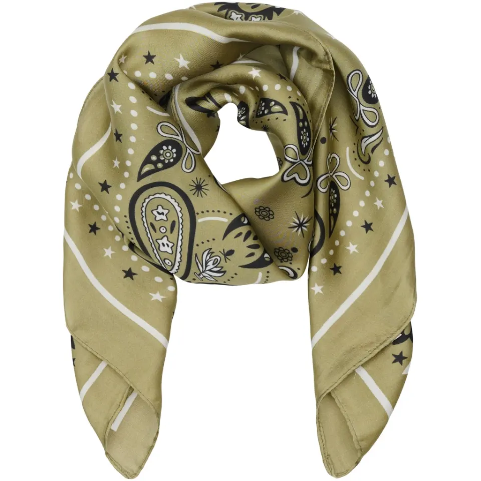 Marta du Château tørklæde MdcJuline FA-Scarf – Green31237 — produktfoto