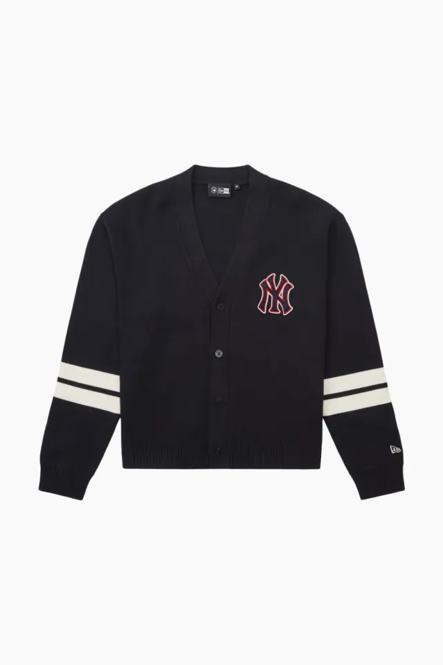 New Era MLB Knit Cardigan – marineblå — produktfoto