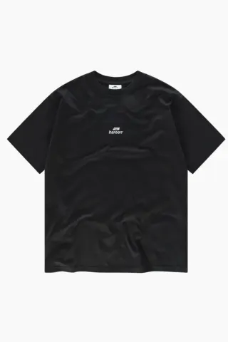 bareen Box Fit T-Shirt Logo – sort — produktfoto