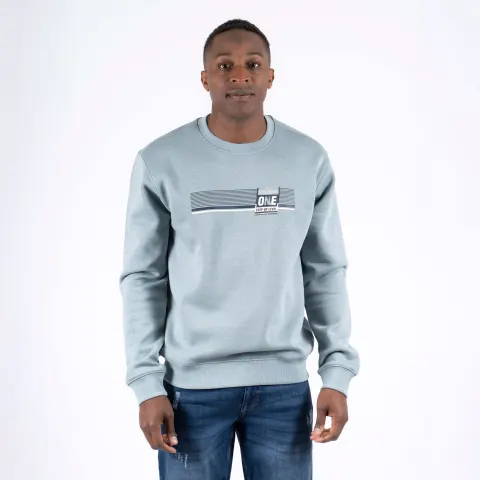 Marcus MAcolin 14 O print sweat – Slate — produktfoto
