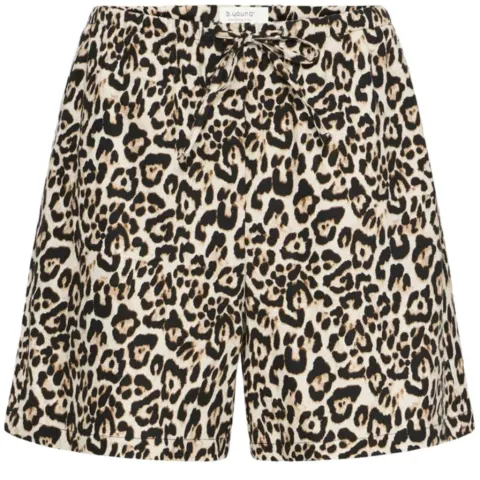 b.young shorts Btfalakka – Rainy Day Leopard Mix — produktfoto