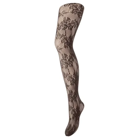 Pieces tights Pcrane – sort — produktfoto