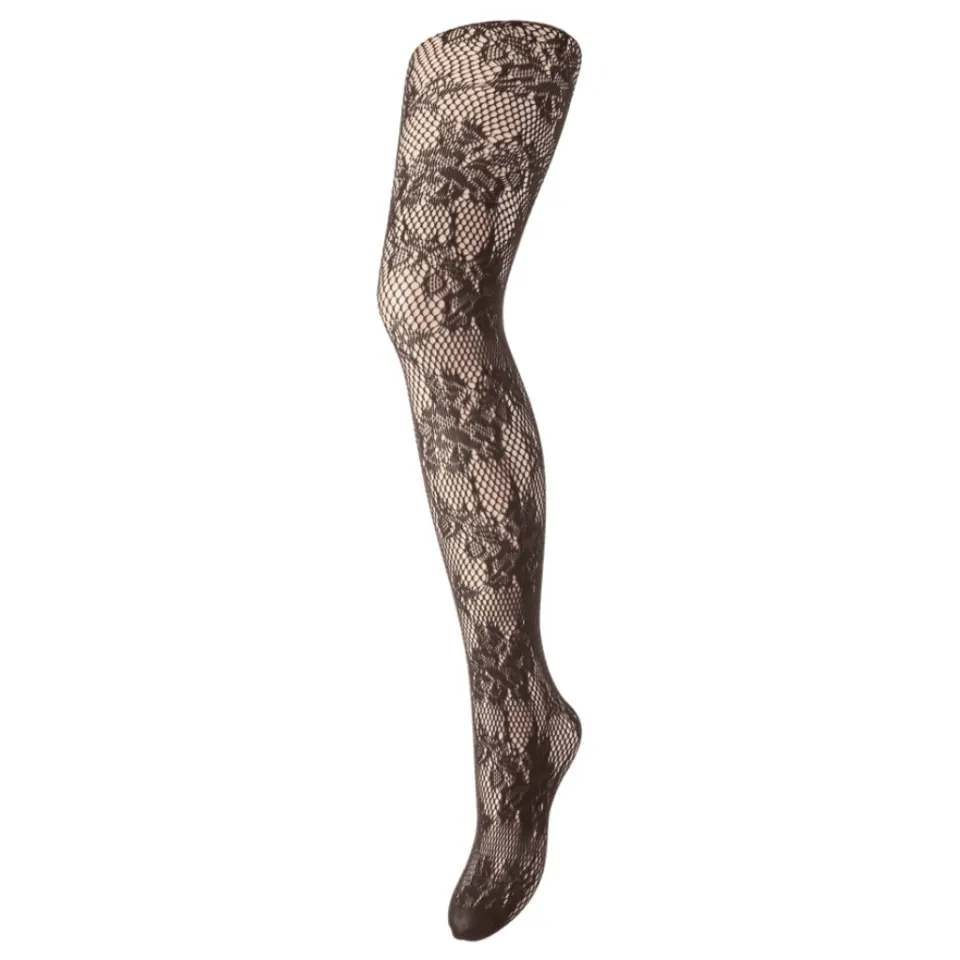 Pieces tights Pcrane – sort — produktfoto