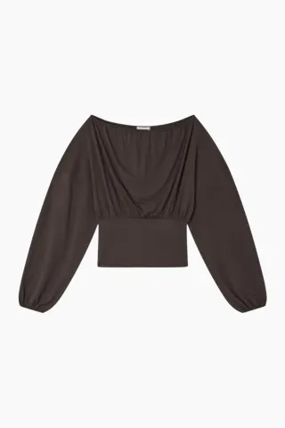 Silfen Studio Beate Top – brun — produktfoto