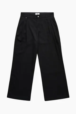 ALIS Phylli Loosed Fitted Chino Pants – sort — produktfoto