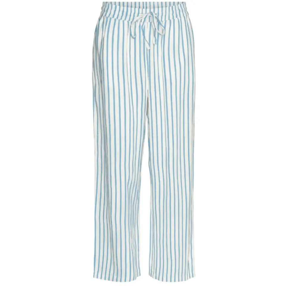 Vero Moda bukser Vmlinn – Snow White Olga Airy Blue — produktfoto