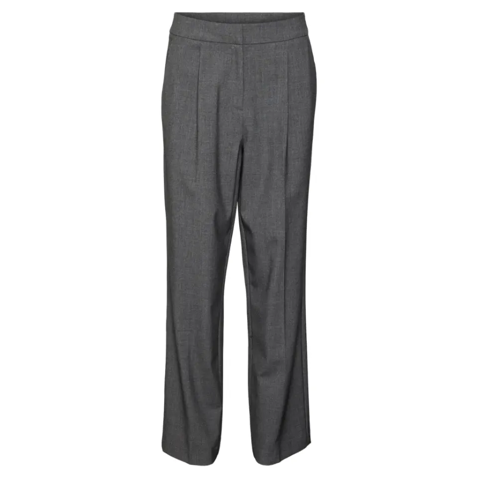 Vero Moda bukser Vmokava – Dark grey melange — produktfoto