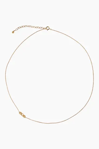 STINE A Wow Mom Necklace – guld — produktfoto