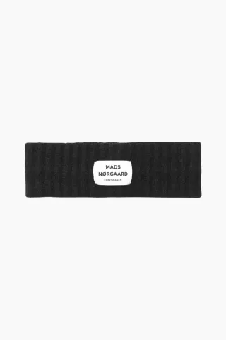 Mads Nørgaard Tosca Aschley Headband – sort — produktfoto