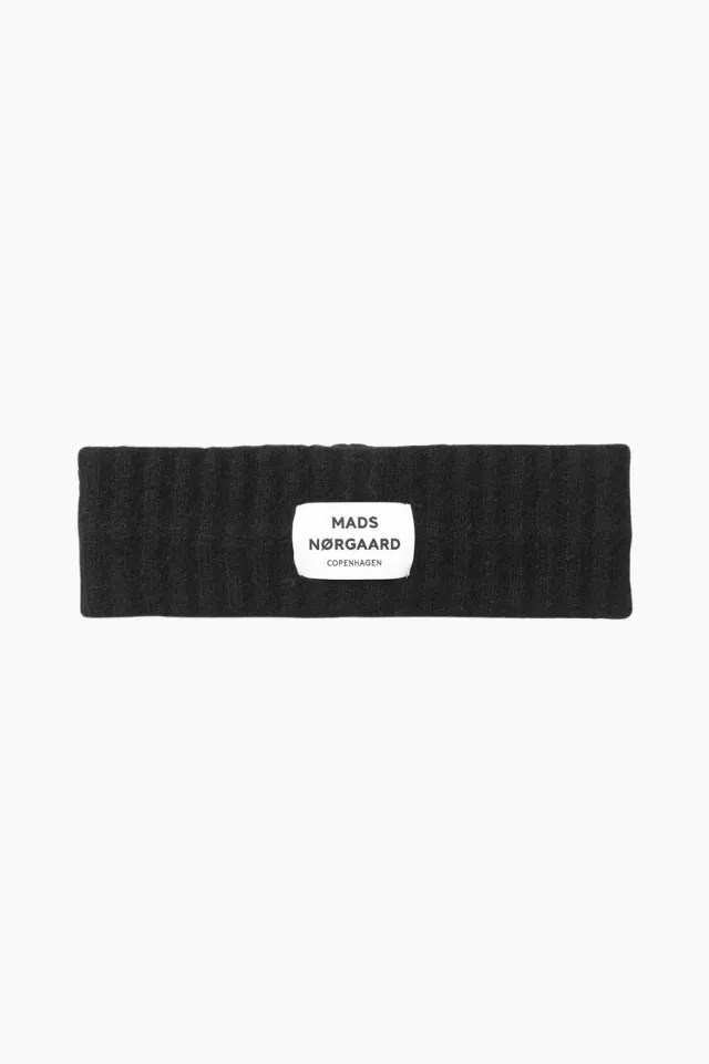 Mads Nørgaard Tosca Aschley Headband – sort — produktfoto