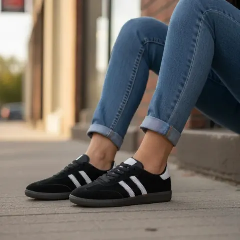Briar sneakers A-108 – sort — produktfoto