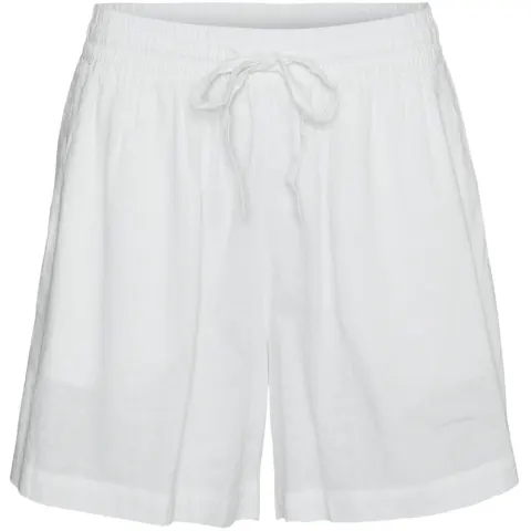 Vero Moda shorts Vmlinn – Snow white — produktfoto