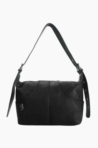 Silfen Studio Joan Shoulder Bag – sort — produktfoto