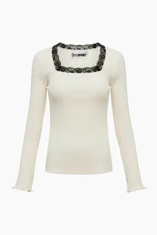 OpéraSPORT Rosella Seamless Top – Pristine — produktfoto