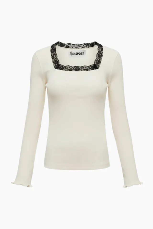 OpéraSPORT Rosella Seamless Top – Pristine — produktfoto