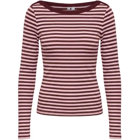 Pieces bluse Pcsof – Roseate Spoonbill TAWNY PORT — produktfoto