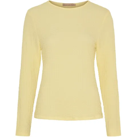 Marta du Château langærmet t-shirt MdcVionne 38915M Robyn – Yellow536 — produktfoto