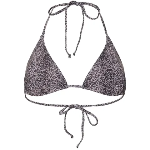 Pieces Pcbaomi Bikini Triangle BRA SWW Noos BC – Black MINI LEO — produktfoto