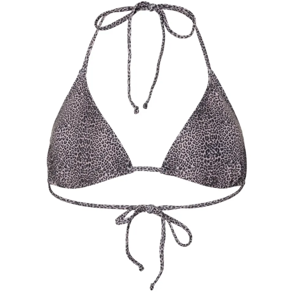 Pieces Pcbaomi Bikini Triangle BRA SWW Noos BC – Black MINI LEO — produktfoto