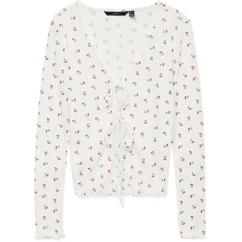 Vero Moda Cardigan Vmmarie – Snow White Cherry — produktfoto