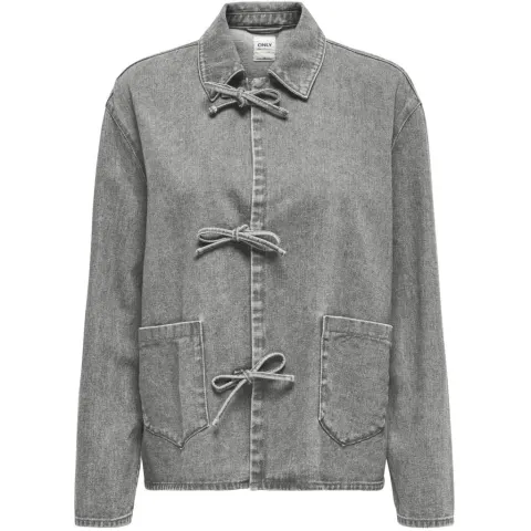 ONLY jakke Onlthille – Medium Grey Denim — produktfoto