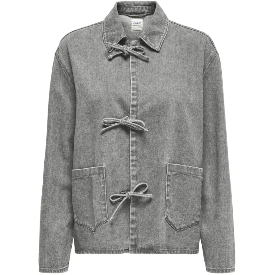 ONLY jakke Onlthille – Medium Grey Denim — produktfoto