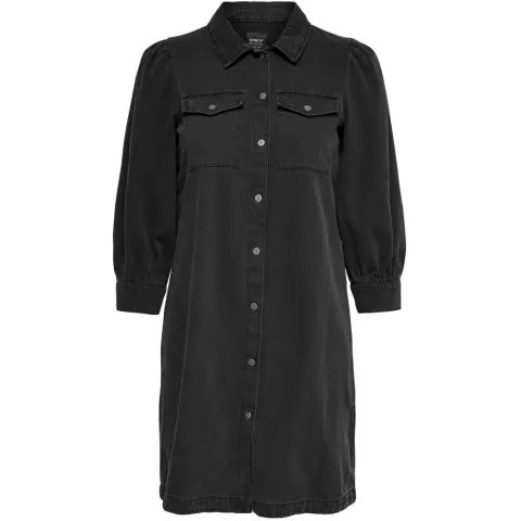 ONLY kjole Onlfelica – Washed Black — produktfoto