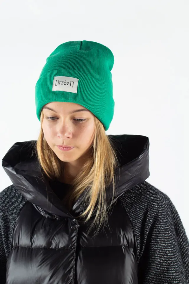 irréel Adeline Beanie – Grass — produktfoto