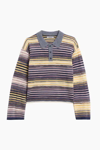 Holzweiler Luna Space Yarn Polo – Multicolor — produktfoto
