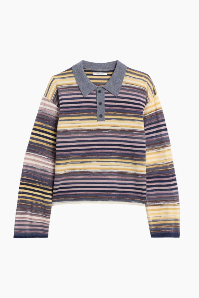 Holzweiler Luna Space Yarn Polo – Multicolor — produktfoto