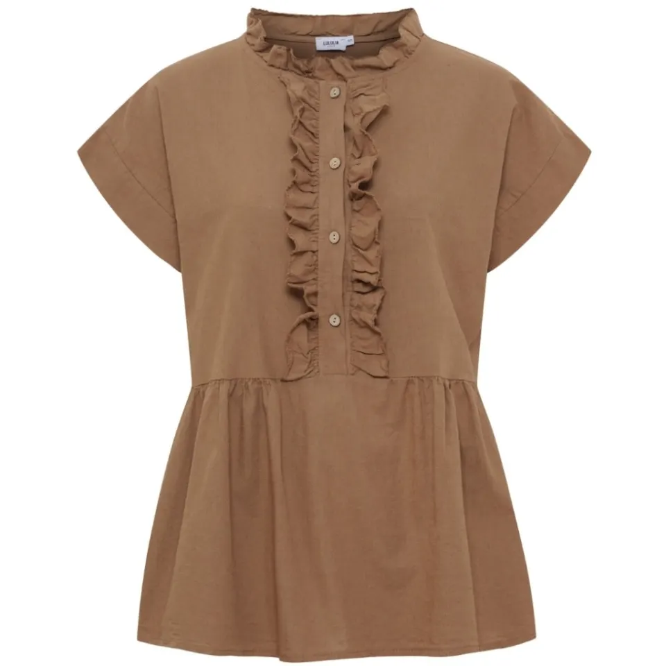 LULULIA Top LUNoor 8254ALU – Tabacco — produktfoto