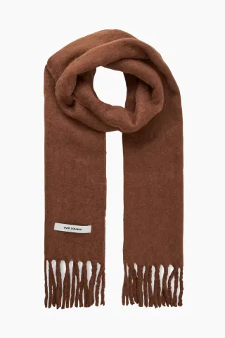 Oval Square Hero Scarf – Brown Nut — produktfoto