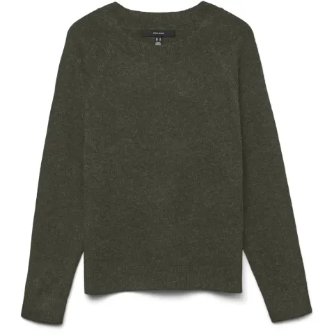 Vero Moda strik Vmdoffy – Forest Night W. BLACK MELANGE — produktfoto