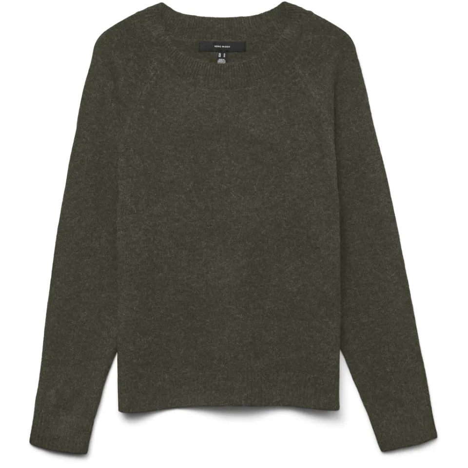 Vero Moda strik Vmdoffy – Forest Night W. BLACK MELANGE — produktfoto